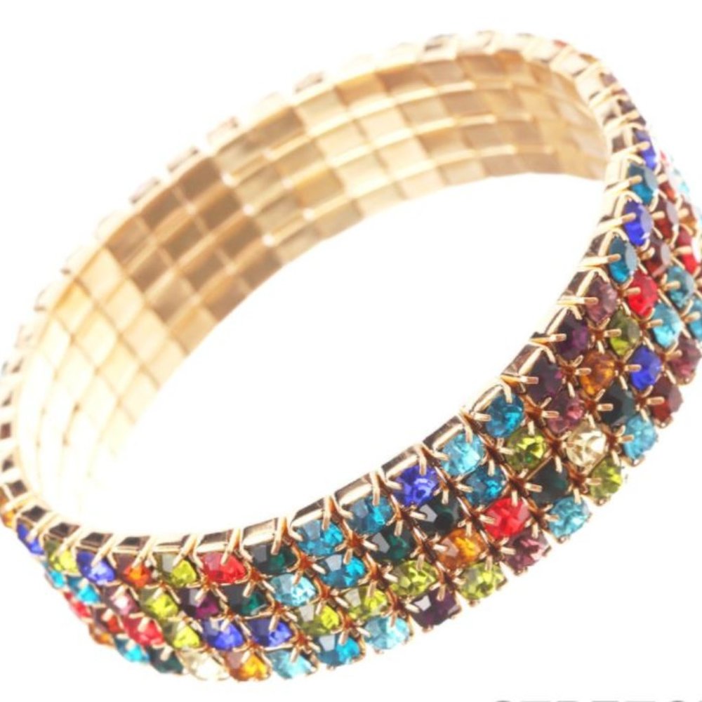 New Women Rainbow Pride Stretch Fashion Bracelet